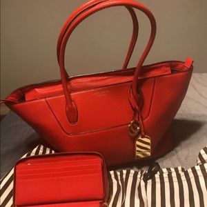 Henri Bendel handbag and wallet